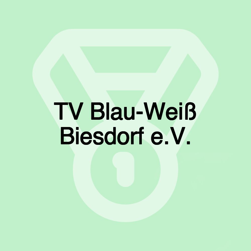 TV Blau-Weiß Biesdorf e.V. TV Blau-Weiß Biesdorf e.V.