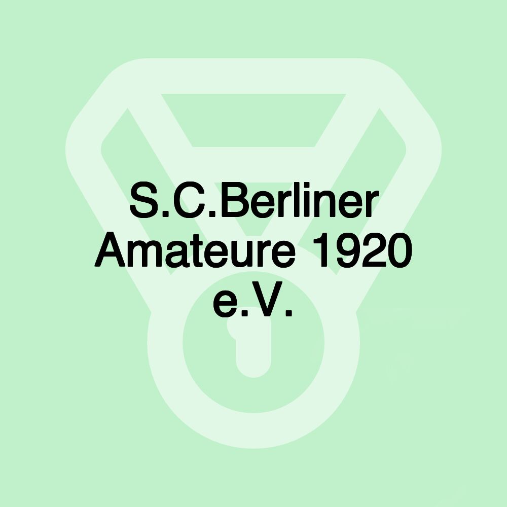 S.C.Berliner Amateure 1920 e.V.