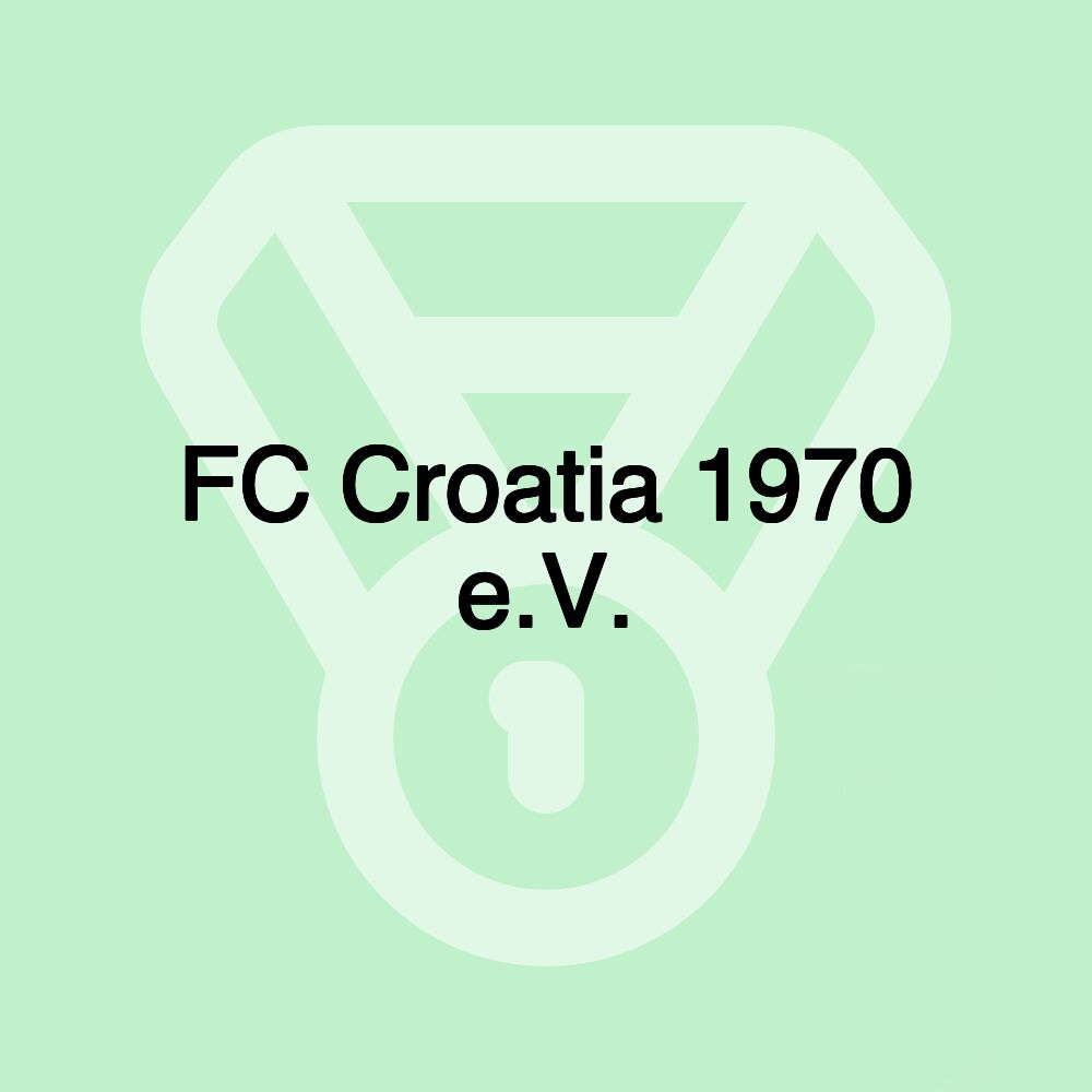 FC Croatia 1970 e.V. FC Croatia 1970 e.V.