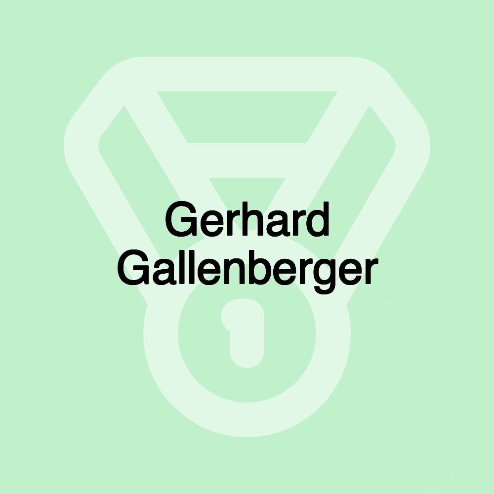 Gerhard Gallenberger