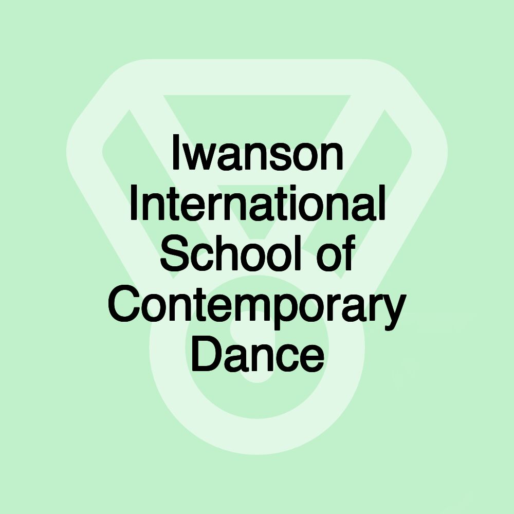 Iwanson International School of Contemporary Dance Iwanson International School of Contemporary Dance
