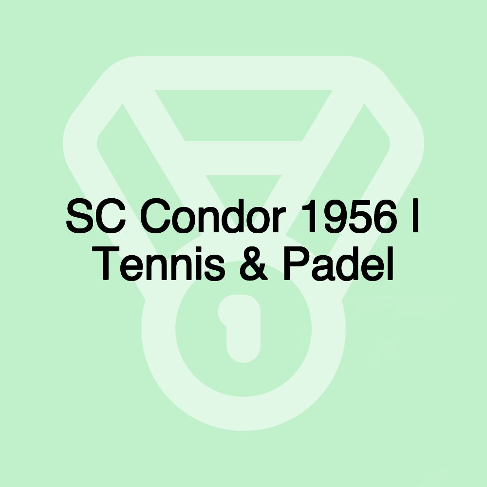 SC Condor 1956 | Tennis & Padel