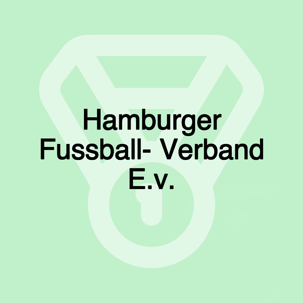 Hamburger Fussball- Verband E.v.