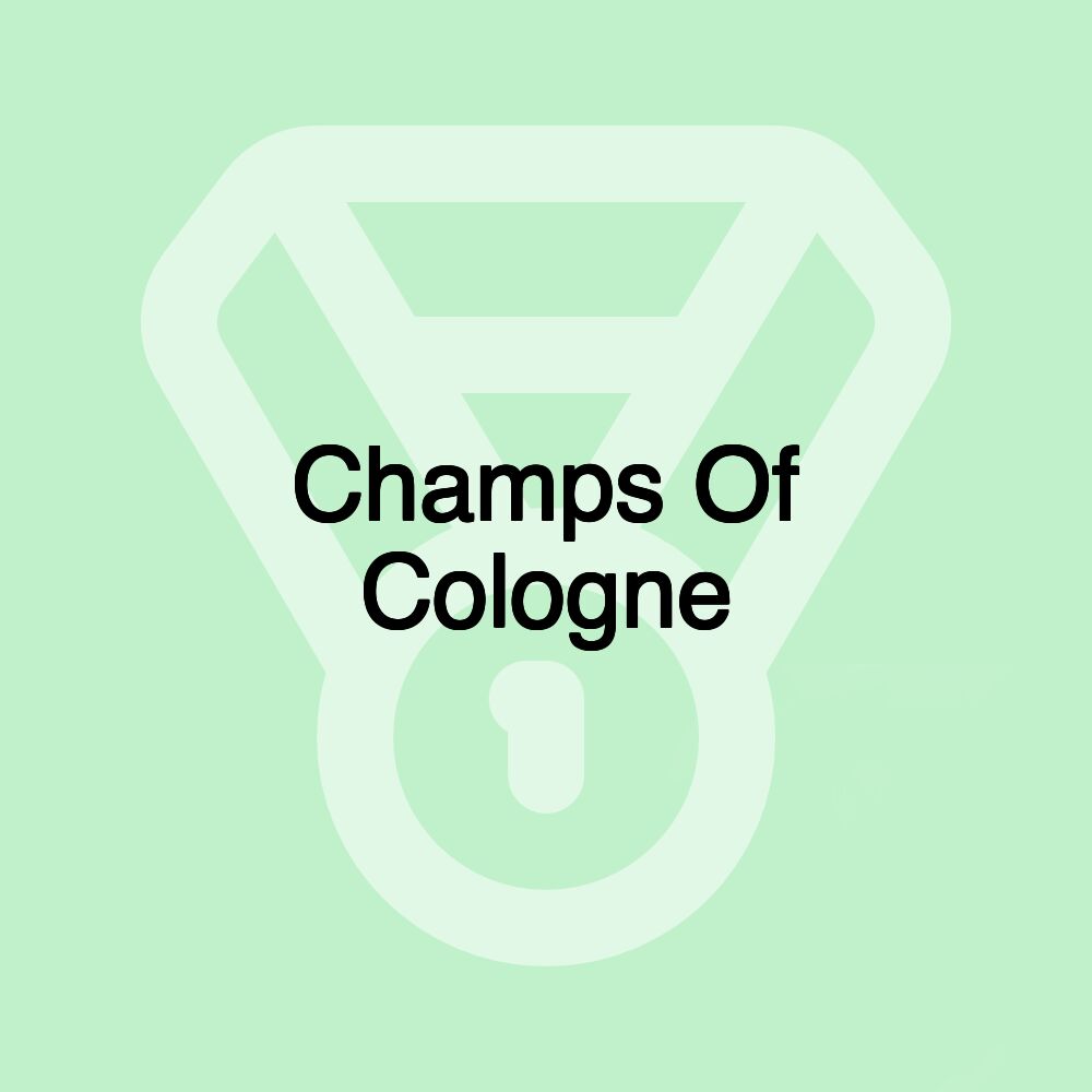 Champs Of Cologne Champs Of Cologne