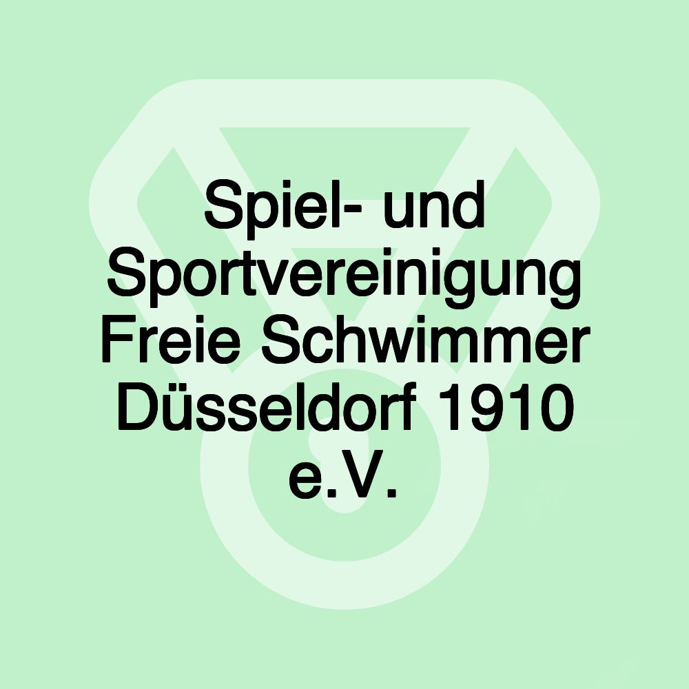 Spiel- und Sportvereinigung Freie Schwimmer Düsseldorf 1910 e.V.