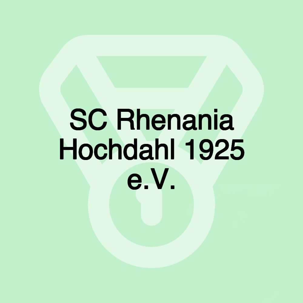 SC Rhenania Hochdahl 1925 e.V. SC Rhenania Hochdahl 1925 e.V.