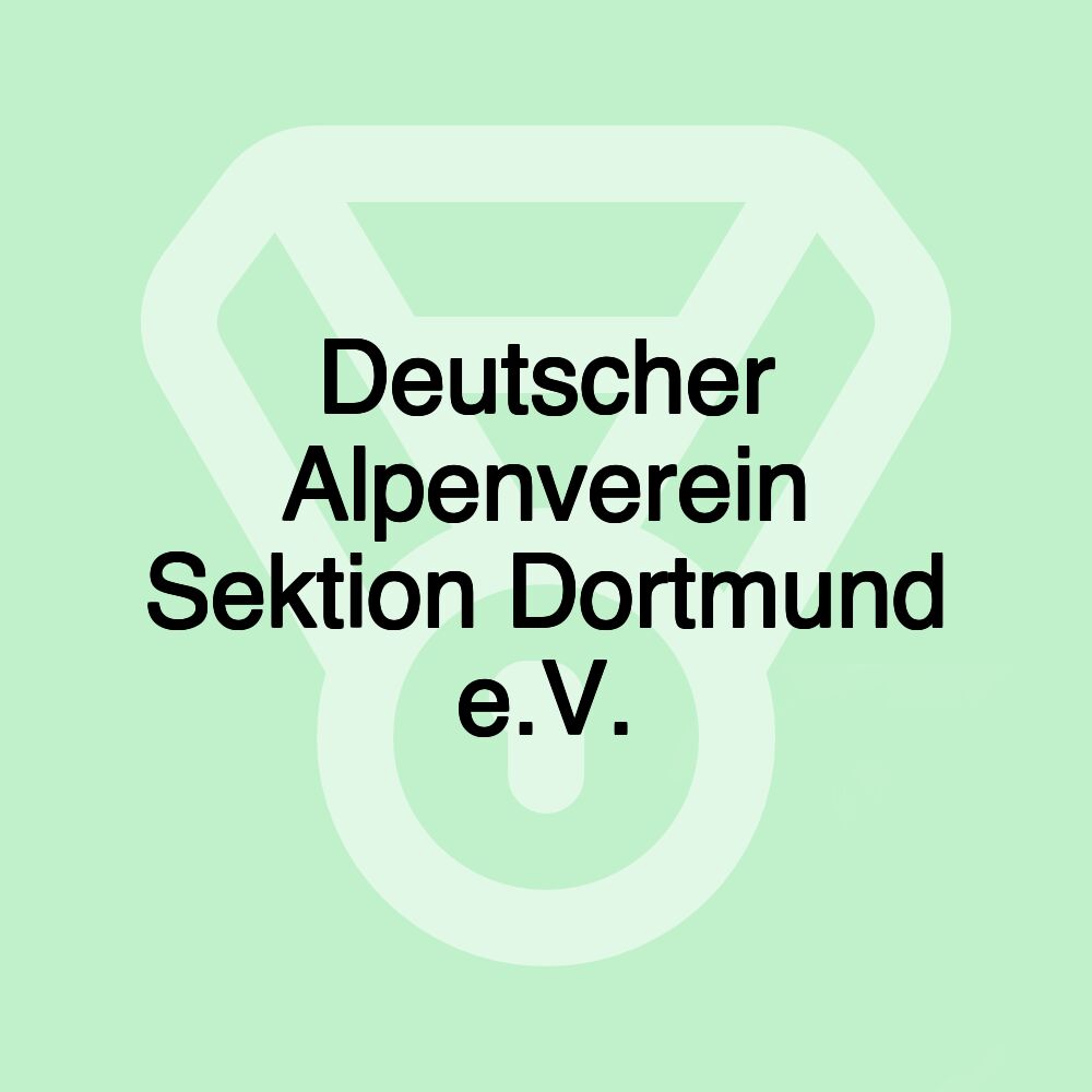 Deutscher Alpenverein Sektion Dortmund e.V.