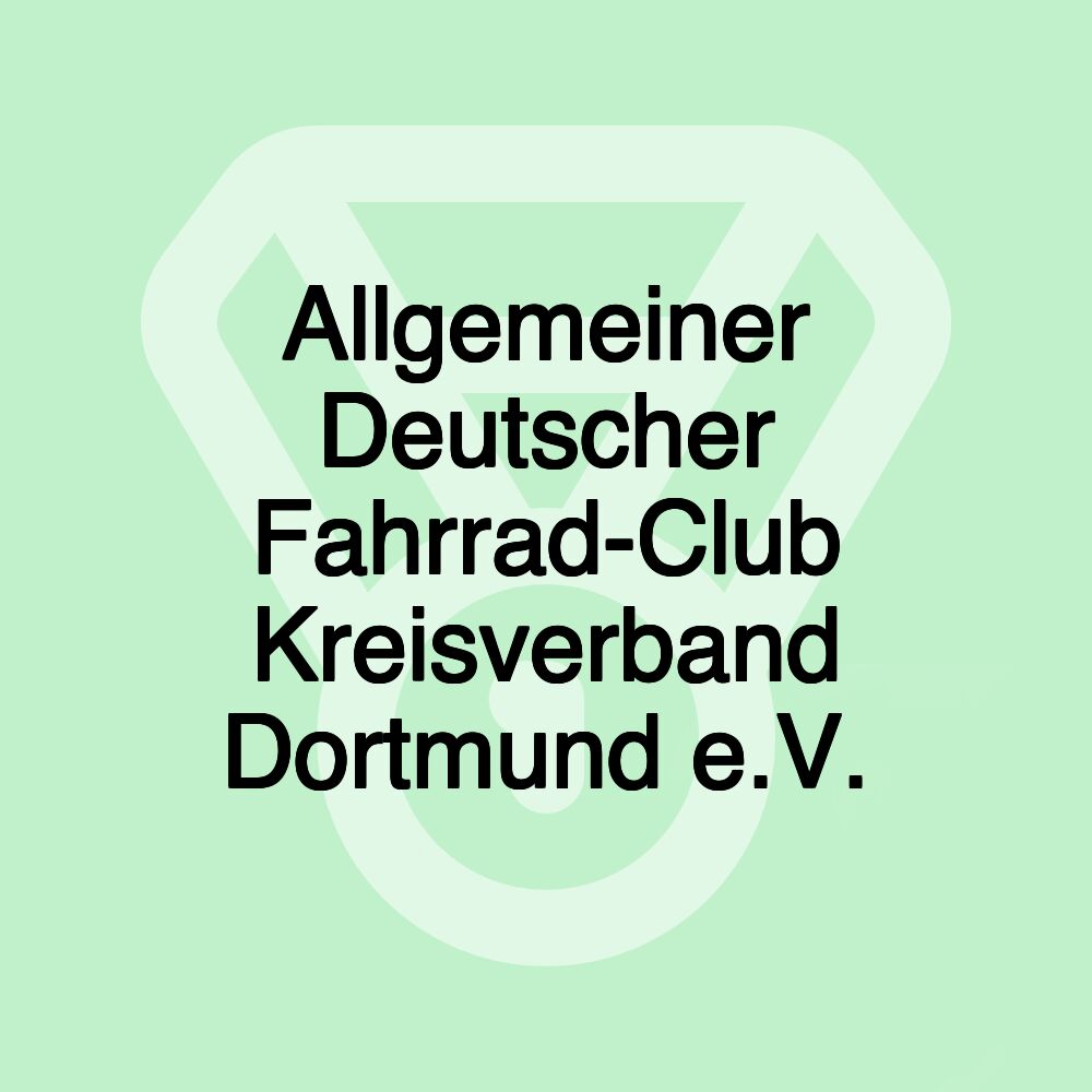 Allgemeiner Deutscher Fahrrad-Club Kreisverband Dortmund e.V. Allgemeiner Deutscher Fahrrad-Club Kreisverband Dortmund e.V.