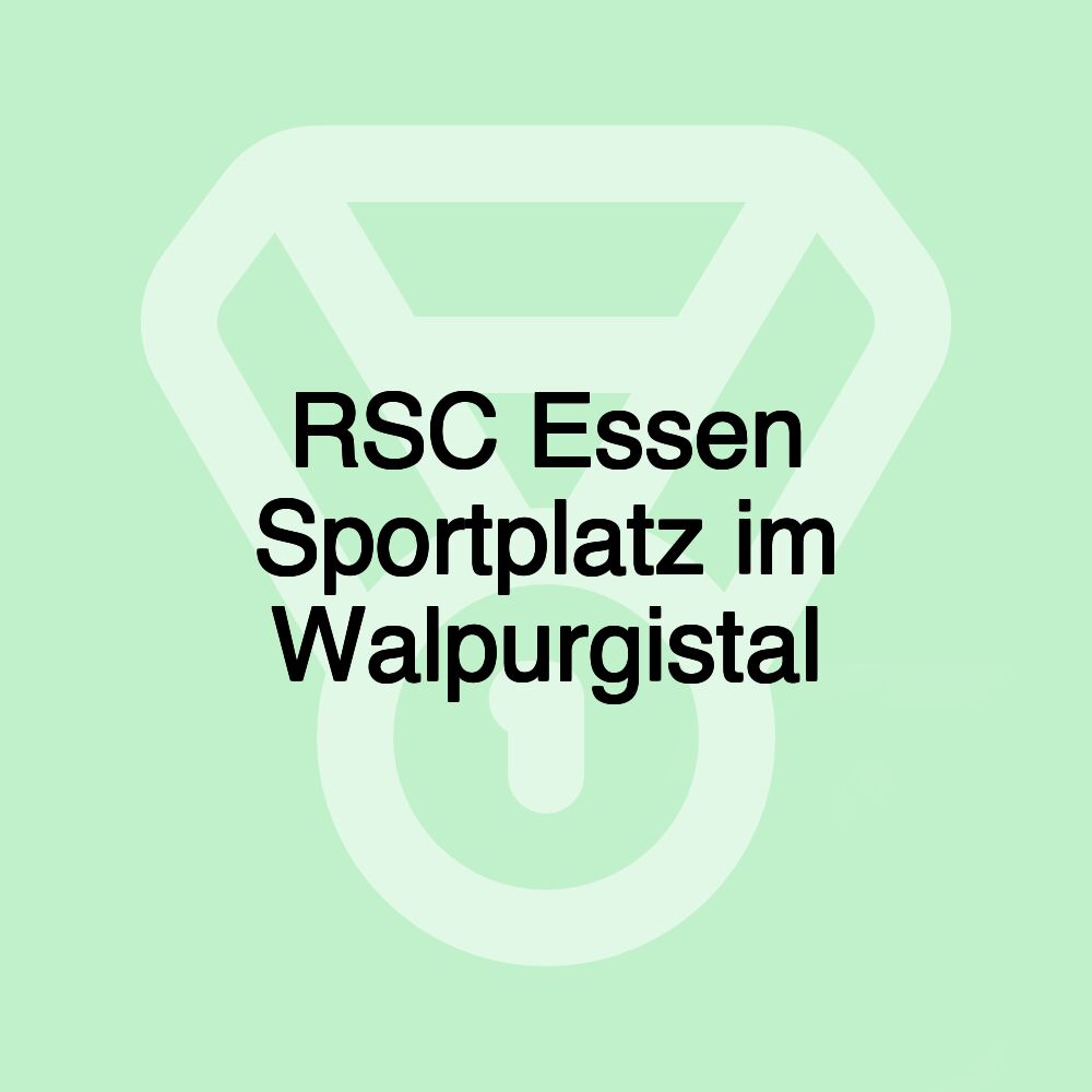 RSC Essen Sportplatz im Walpurgistal
