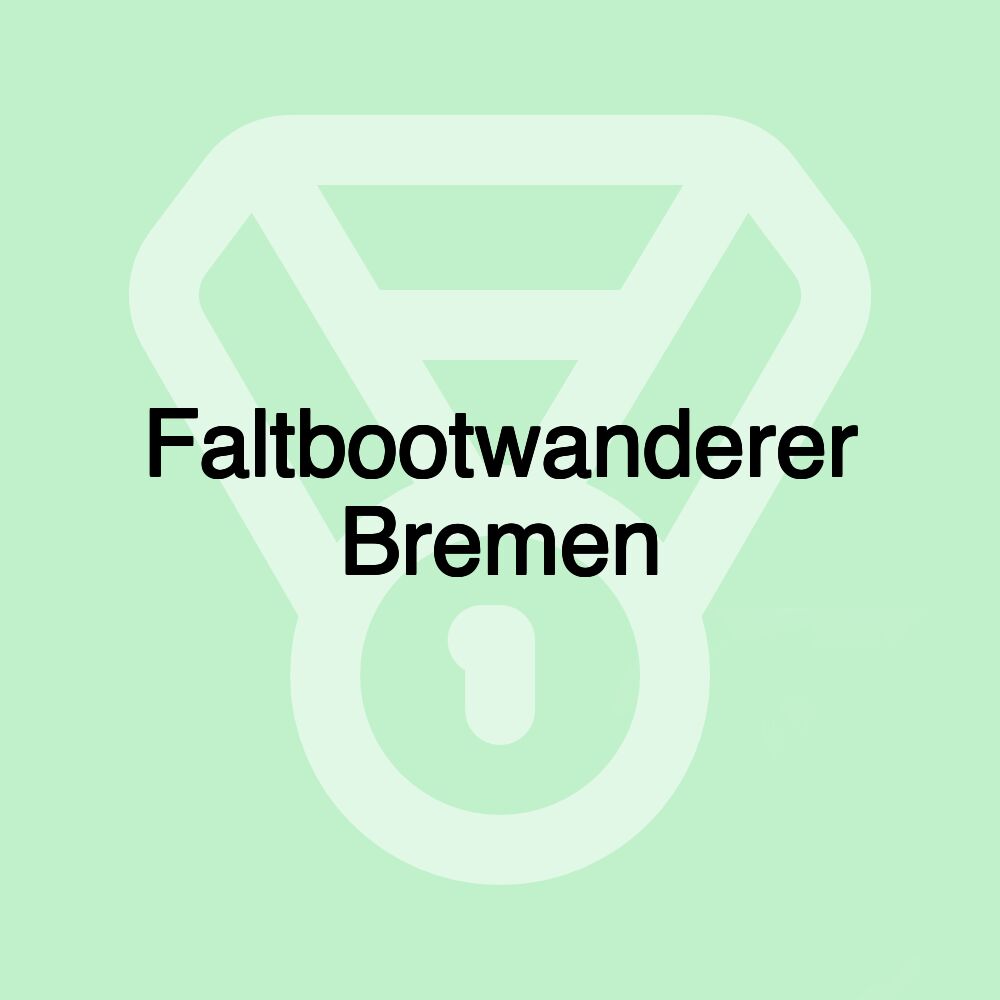 Faltbootwanderer Bremen