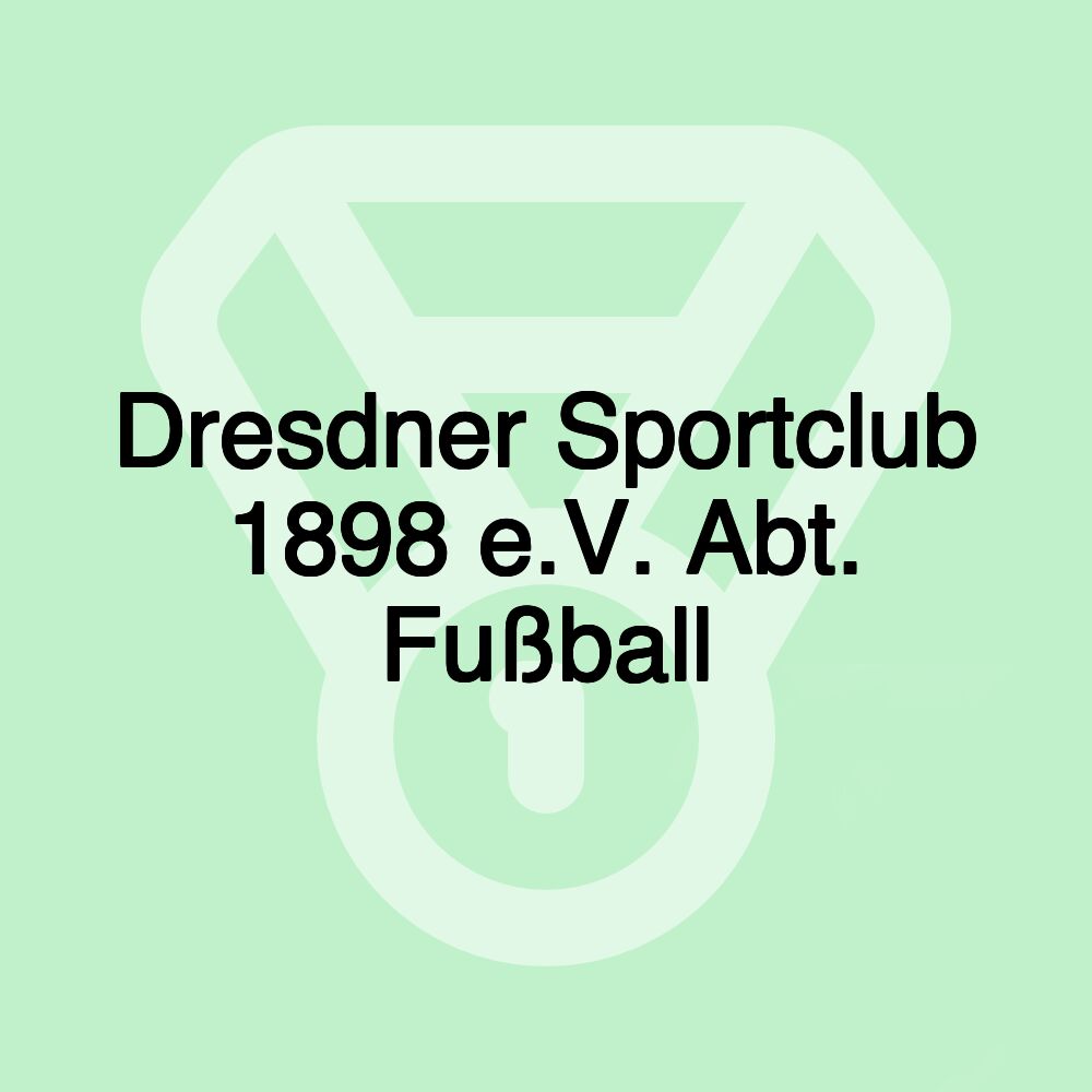 Dresdner Sportclub 1898 e.V. Abt. Fußball