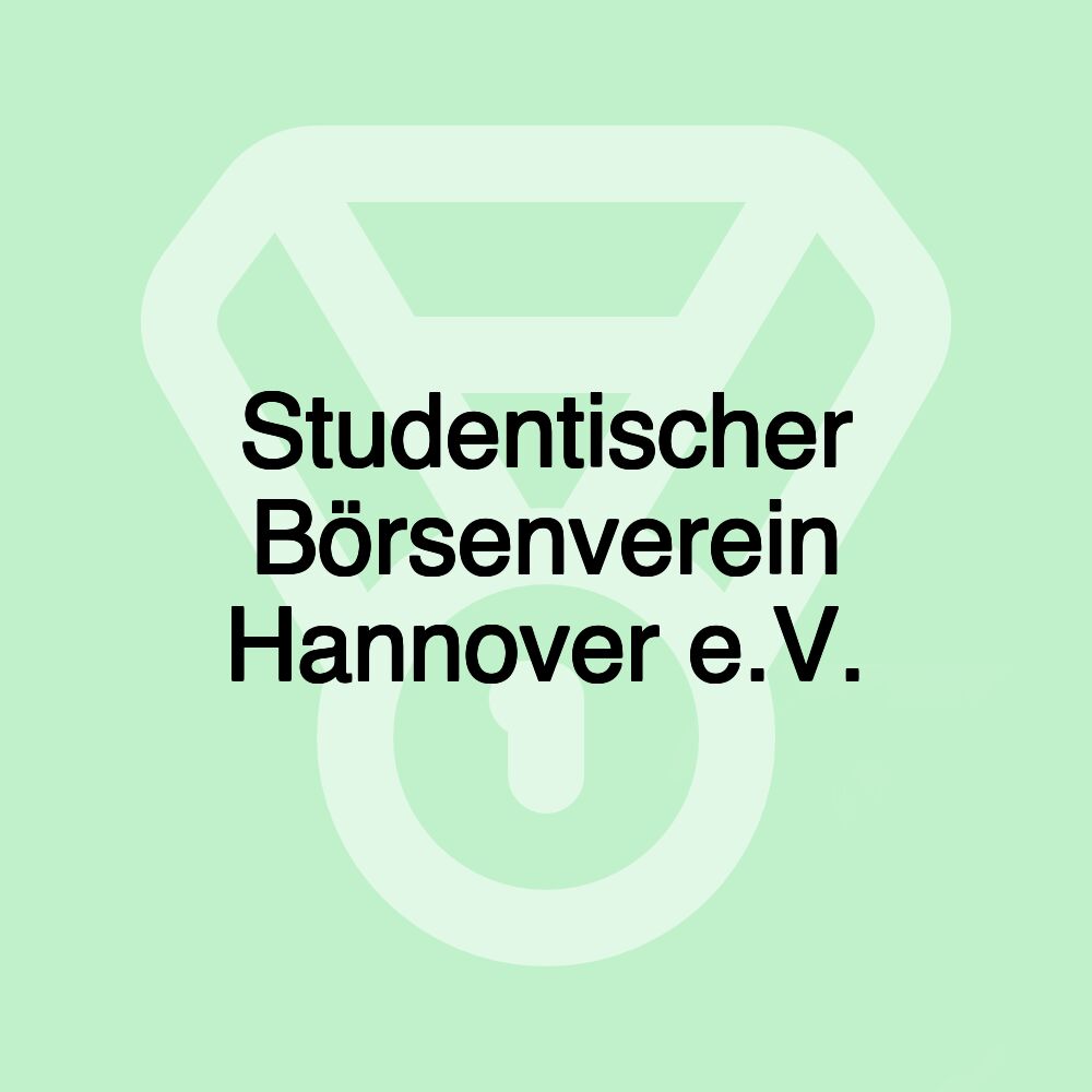 Studentischer Börsenverein Hannover e.V.