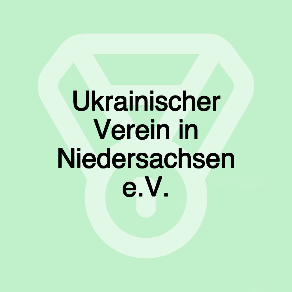 Ukrainischer Verein in Niedersachsen e.V.