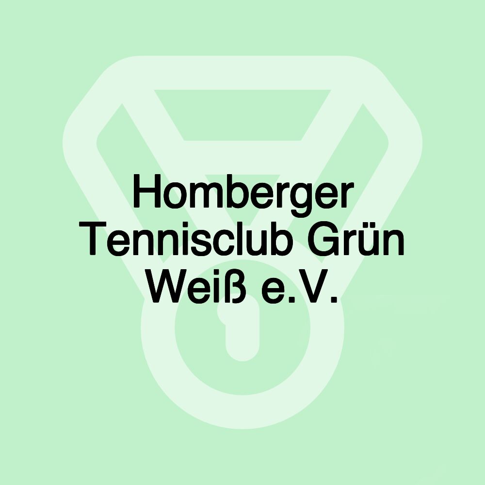 Homberger Tennisclub Grün Weiß e.V. Homberger Tennisclub Grün Weiß e.V.