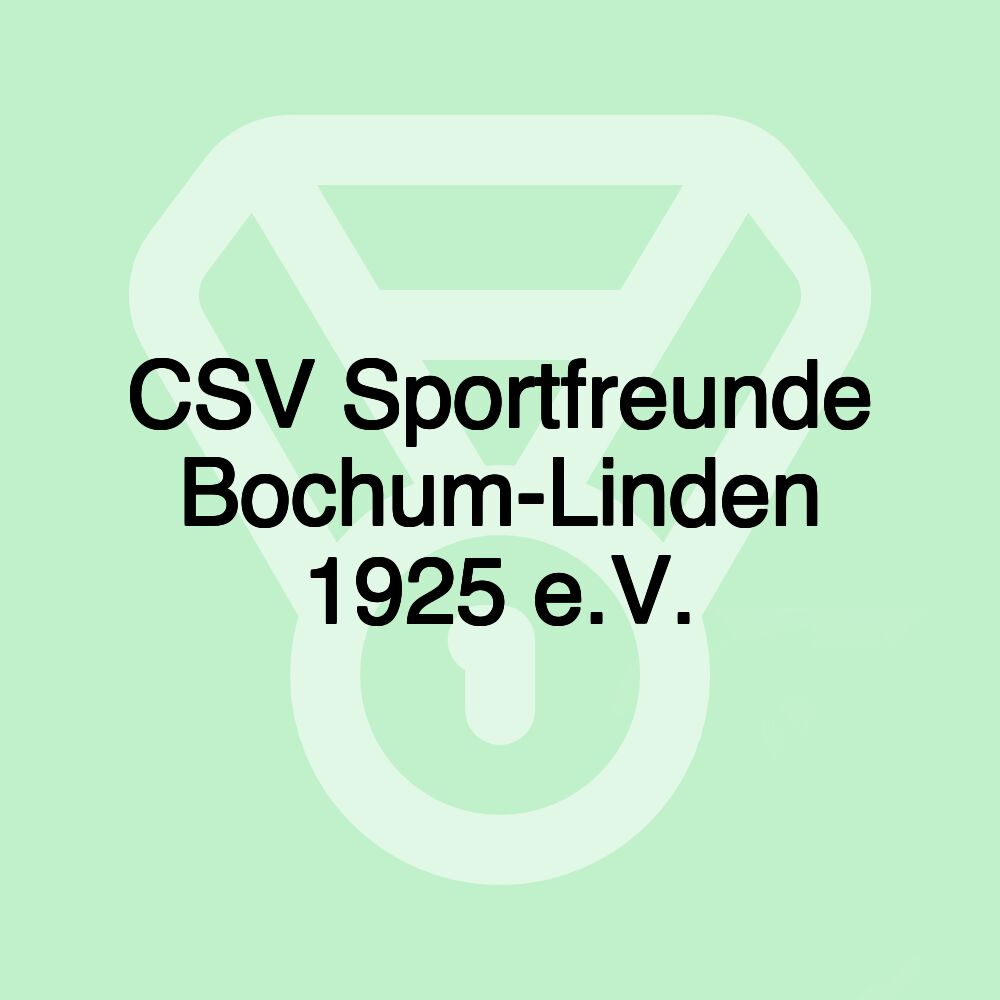 CSV Sportfreunde Bochum-Linden 1925 e.V.