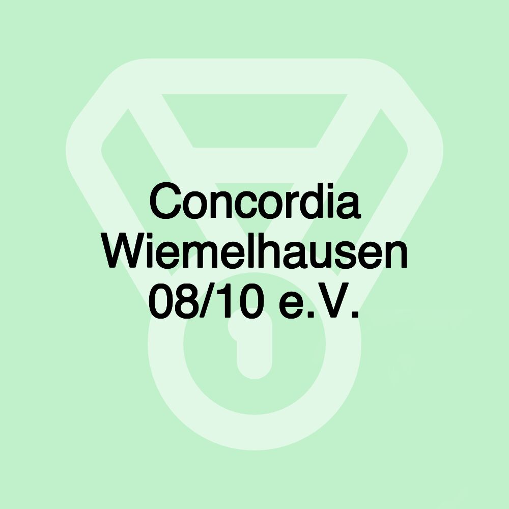 Concordia Wiemelhausen 08/10 e.V.