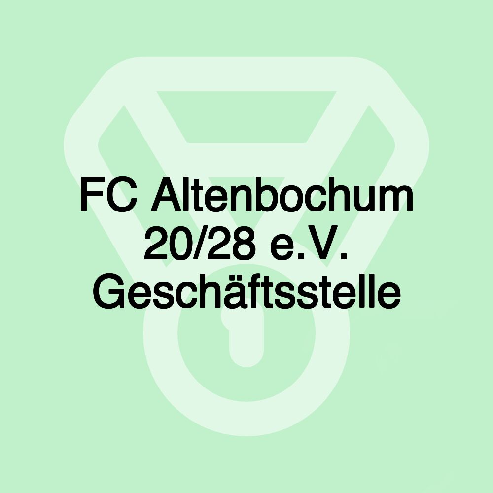 FC Altenbochum 20/28 e.V. Geschäftsstelle