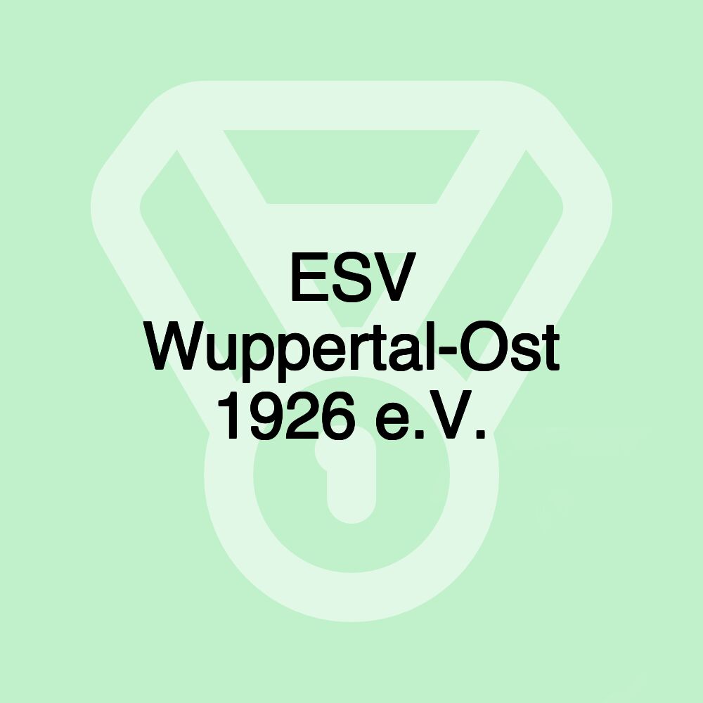 ESV Wuppertal-Ost 1926 e.V. ESV Wuppertal-Ost 1926 e.V.