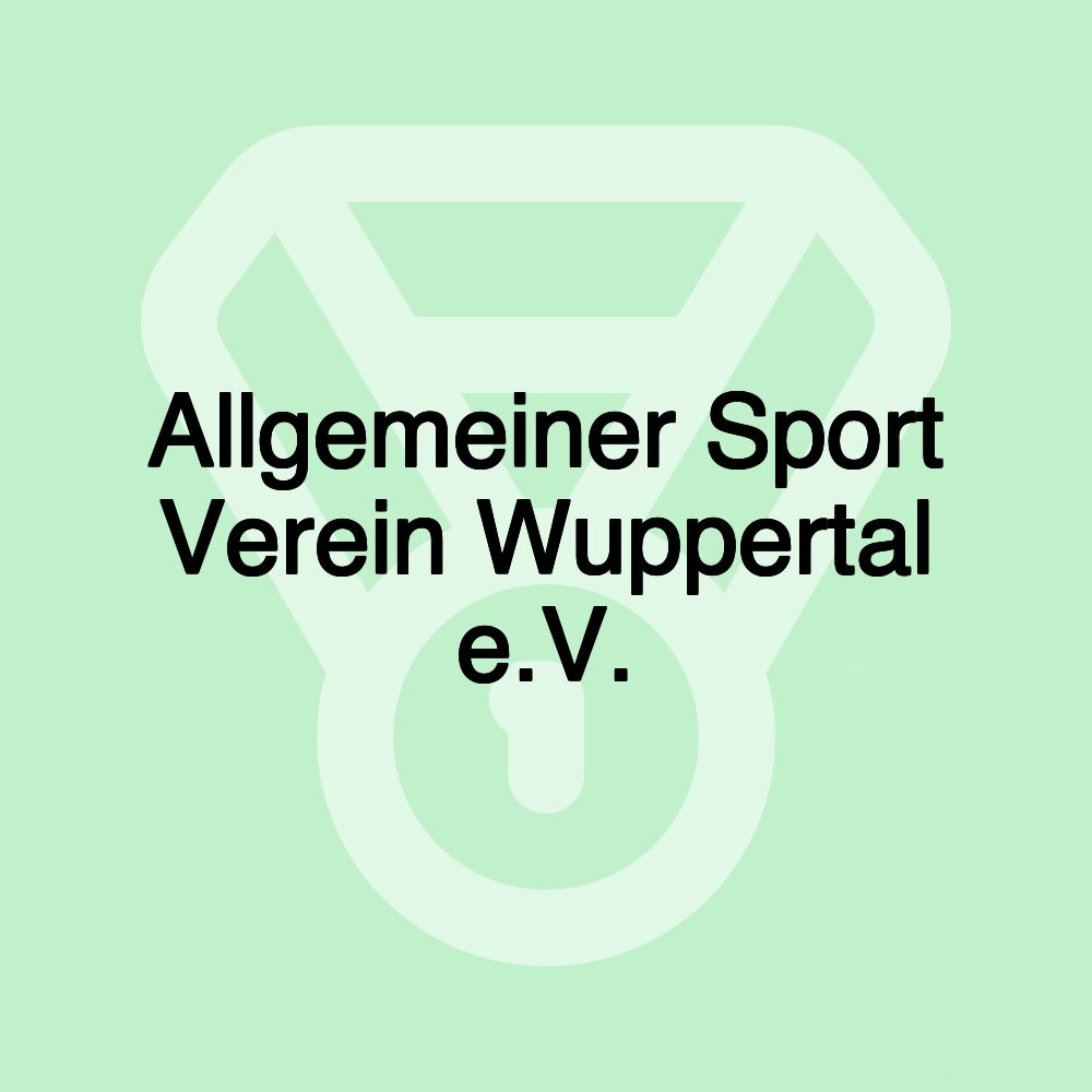Allgemeiner Sport Verein Wuppertal e.V.