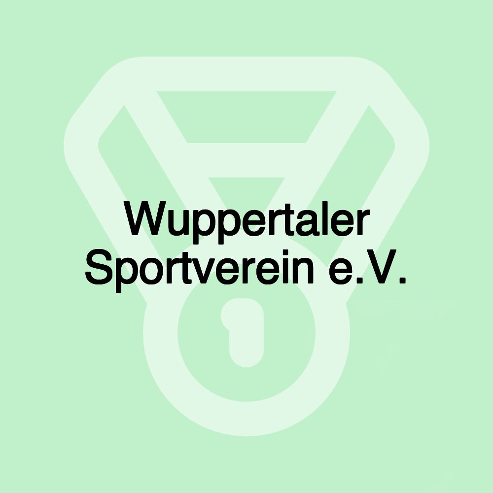 Wuppertaler Sportverein e.V. Wuppertaler Sportverein e.V.