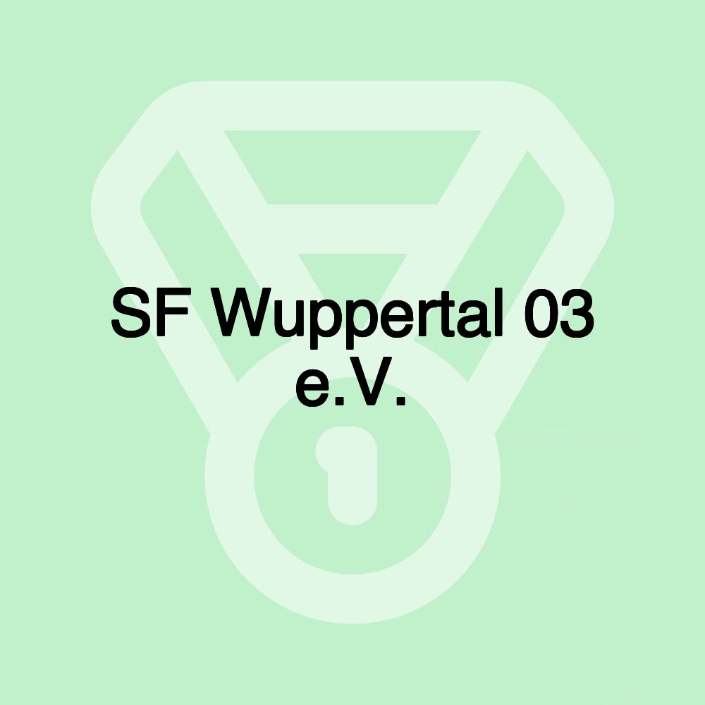 SF Wuppertal 03 e.V. SF Wuppertal 03 e.V.