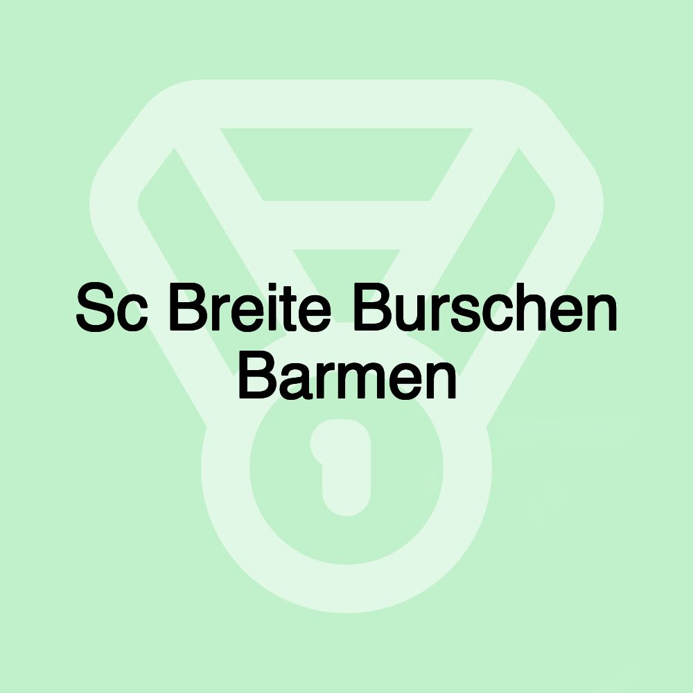 Sc Breite Burschen Barmen
