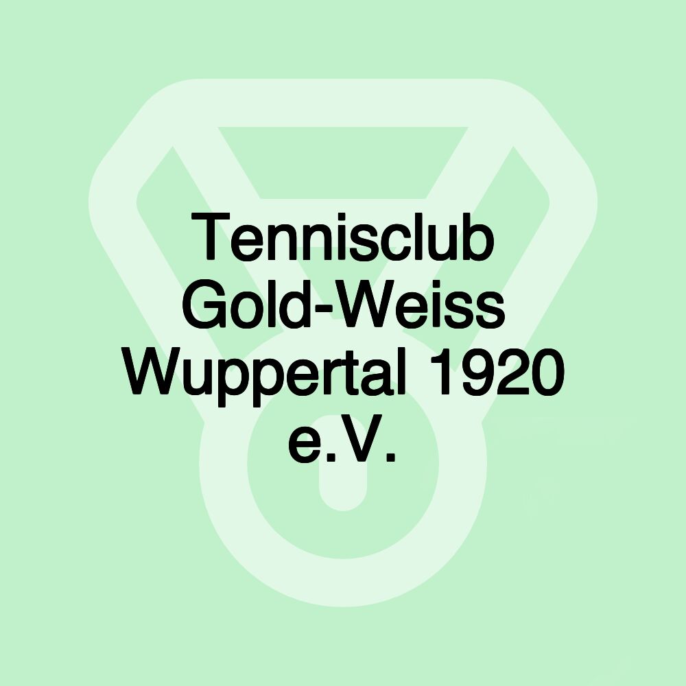 Tennisclub Gold-Weiss Wuppertal 1920 e.V. Tennisclub Gold-Weiss Wuppertal 1920 e.V.