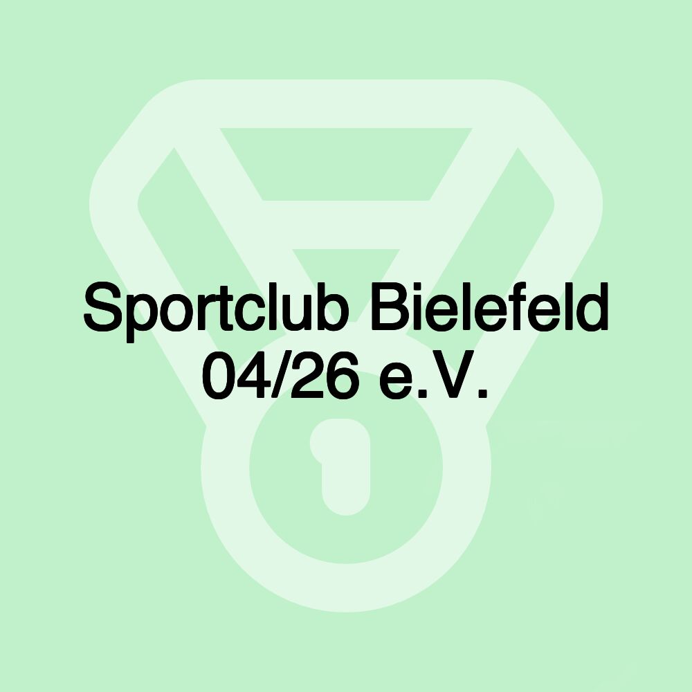 Sportclub Bielefeld 04/26 e.V. Sportclub Bielefeld 04/26 e.V.