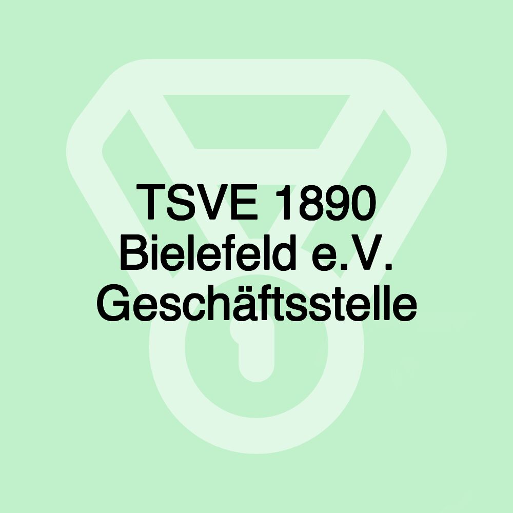 TSVE 1890 Bielefeld e.V. Geschäftsstelle