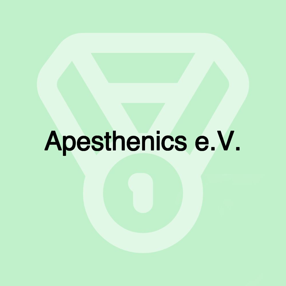 Apesthenics e.V. Apesthenics e.V.