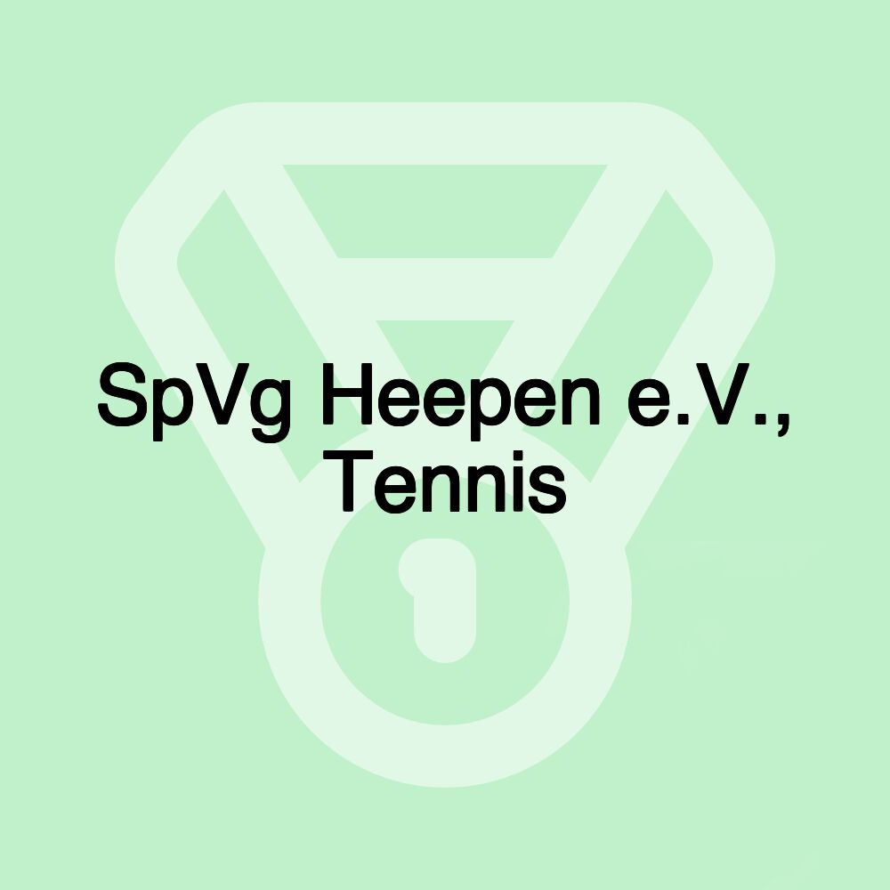 SpVg Heepen e.V., Tennis