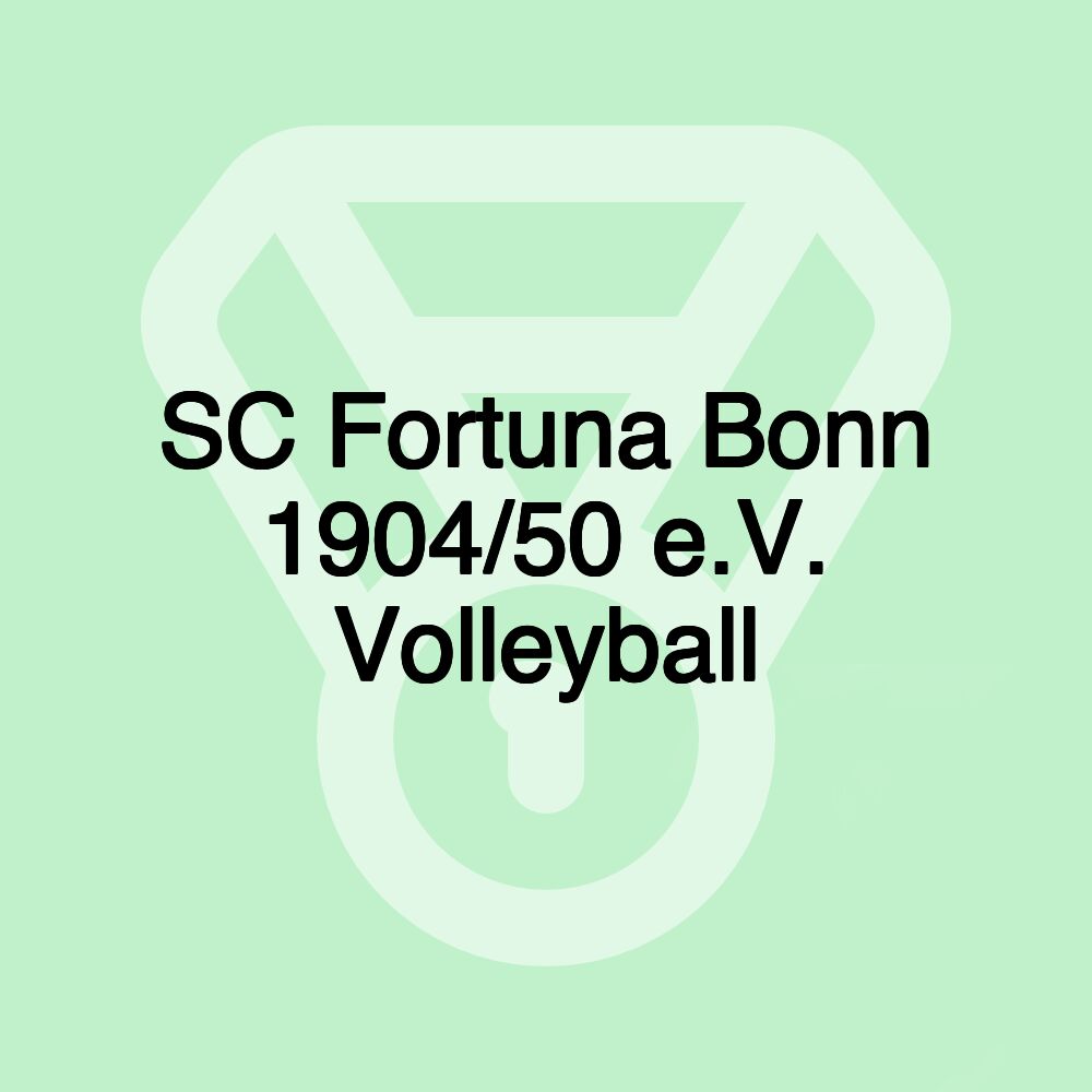 SC Fortuna Bonn 1904/50 e.V. Volleyball SC Fortuna Bonn 1904/50 e.V. Volleyball