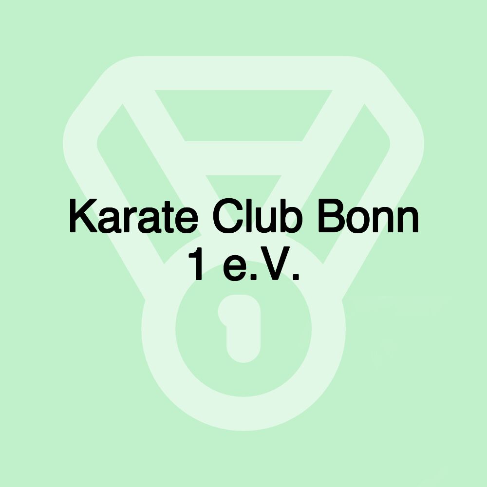 Karate Club Bonn 1 e.V. Karate Club Bonn 1 e.V.