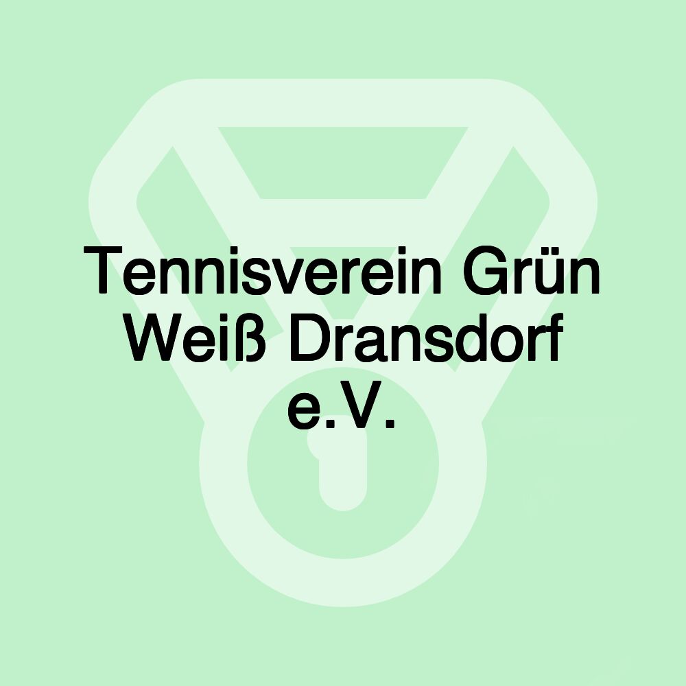 Tennisverein Grün Weiß Dransdorf e.V. Tennisverein Grün Weiß Dransdorf e.V.