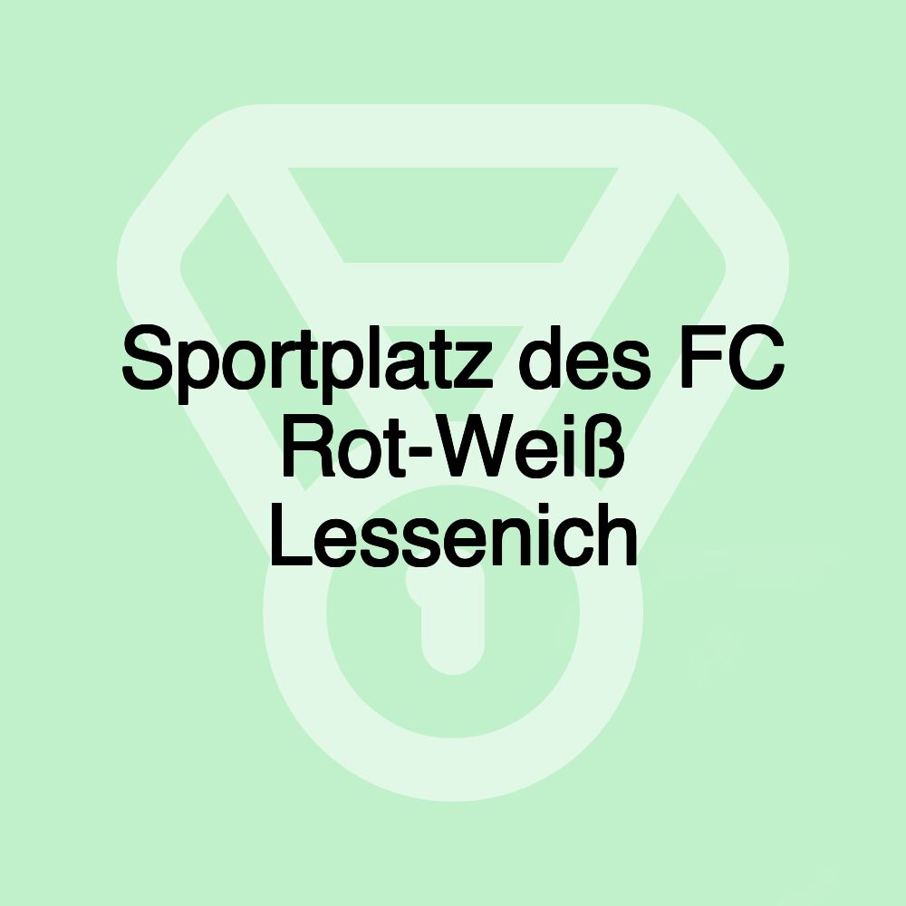 Sportplatz des FC Rot-Weiß Lessenich