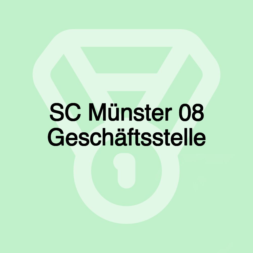 SC Münster 08 Geschäftsstelle