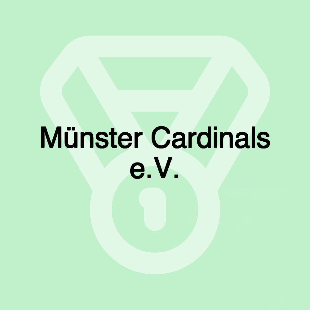 Münster Cardinals e.V. Münster Cardinals e.V.