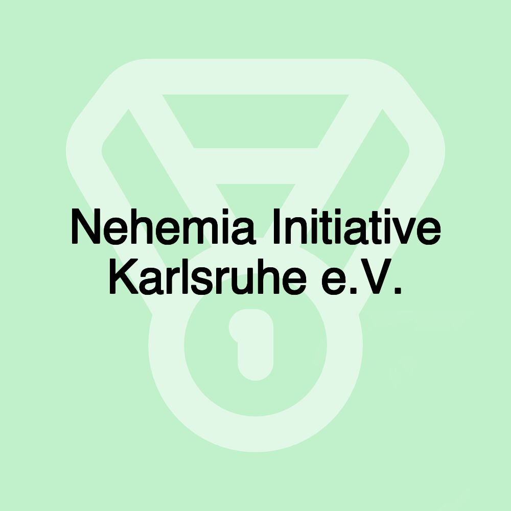 Nehemia Initiative Karlsruhe e.V.