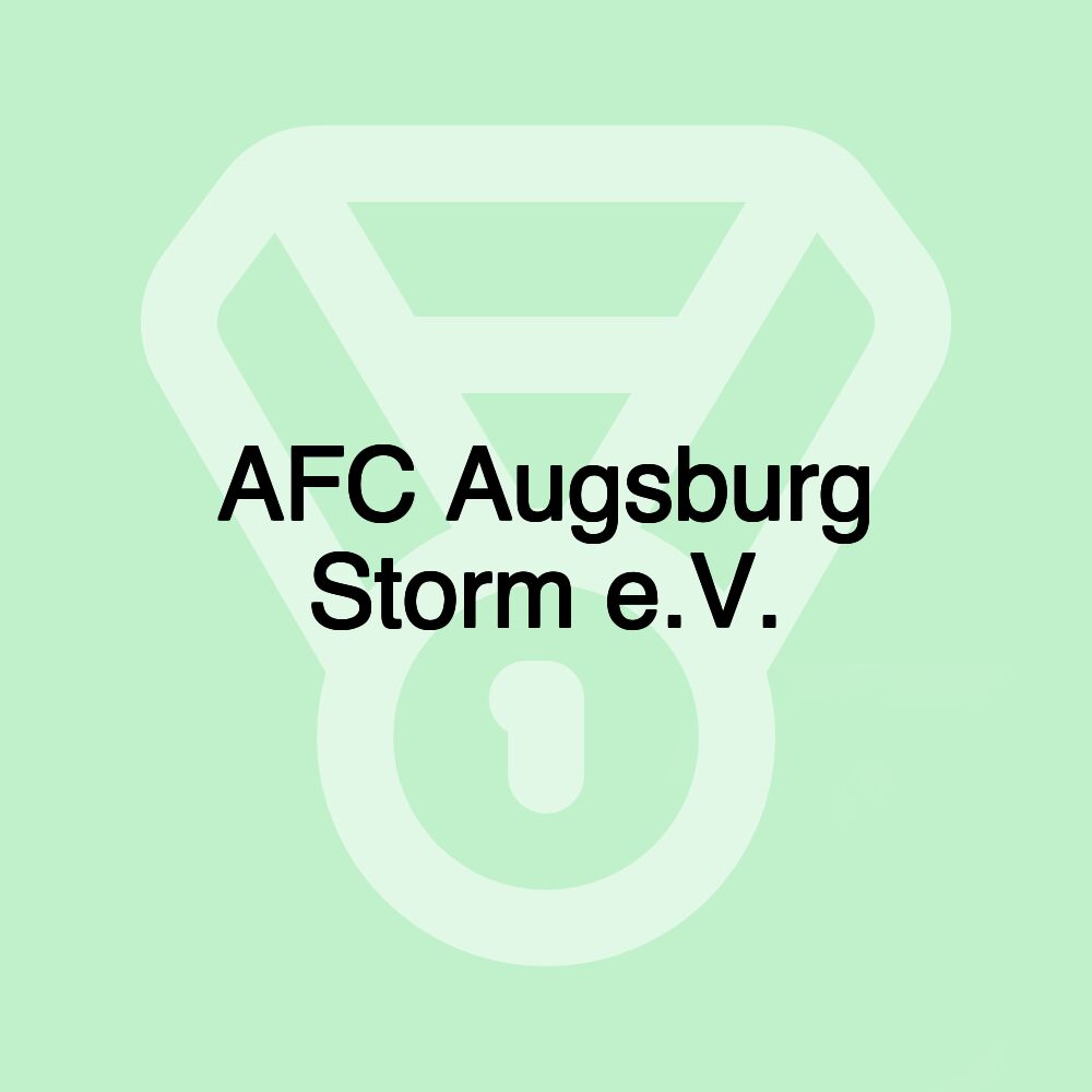 AFC Augsburg Storm e.V. AFC Augsburg Storm e.V.