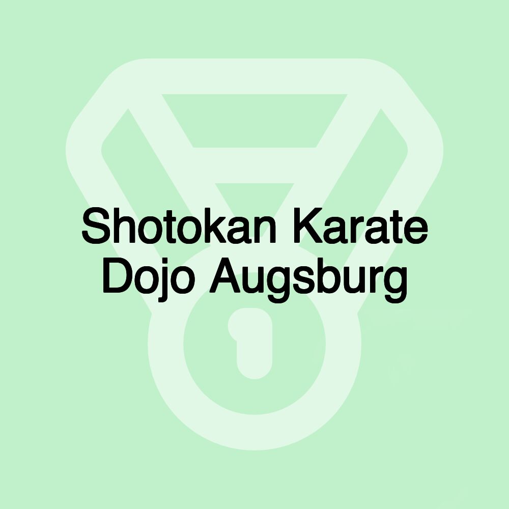 Shotokan Karate Dojo Augsburg Shotokan Karate Dojo Augsburg