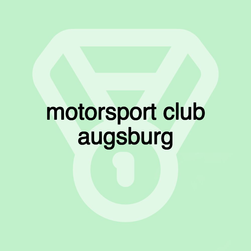 motorsport club augsburg