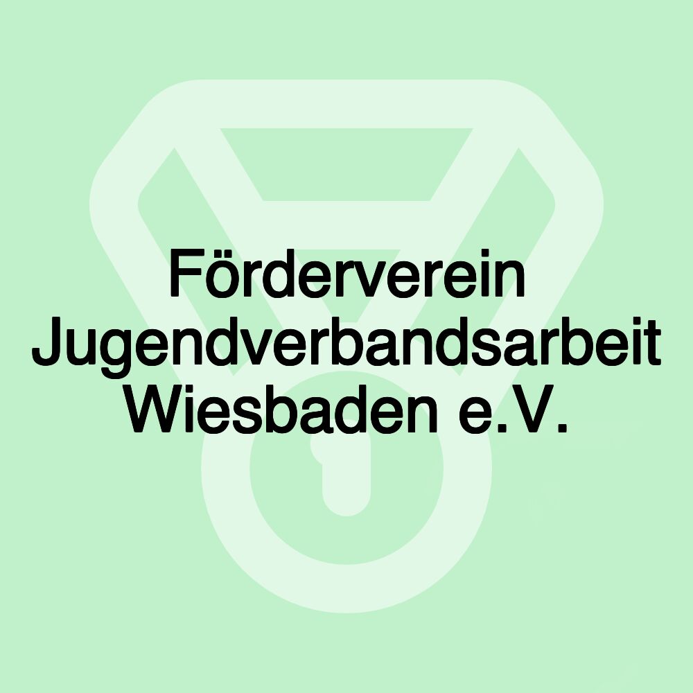 Förderverein Jugendverbandsarbeit Wiesbaden e.V.
