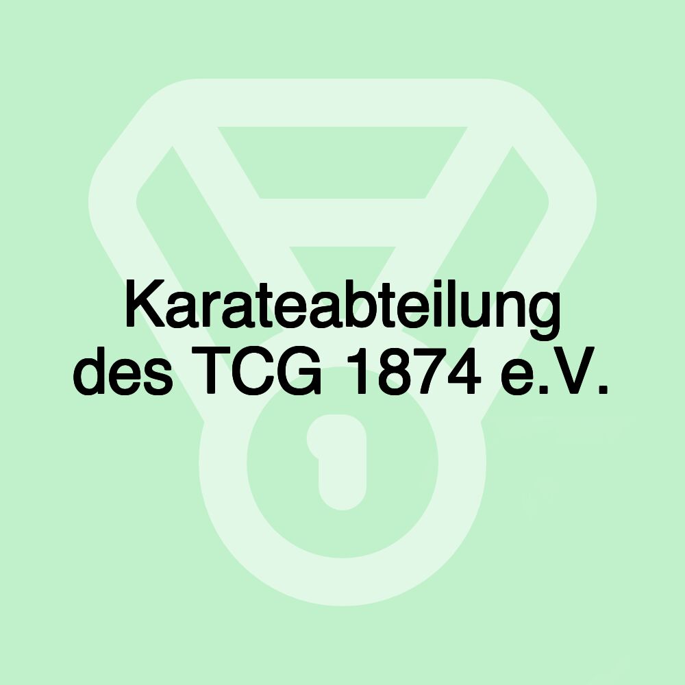Karateabteilung des TCG 1874 e.V.