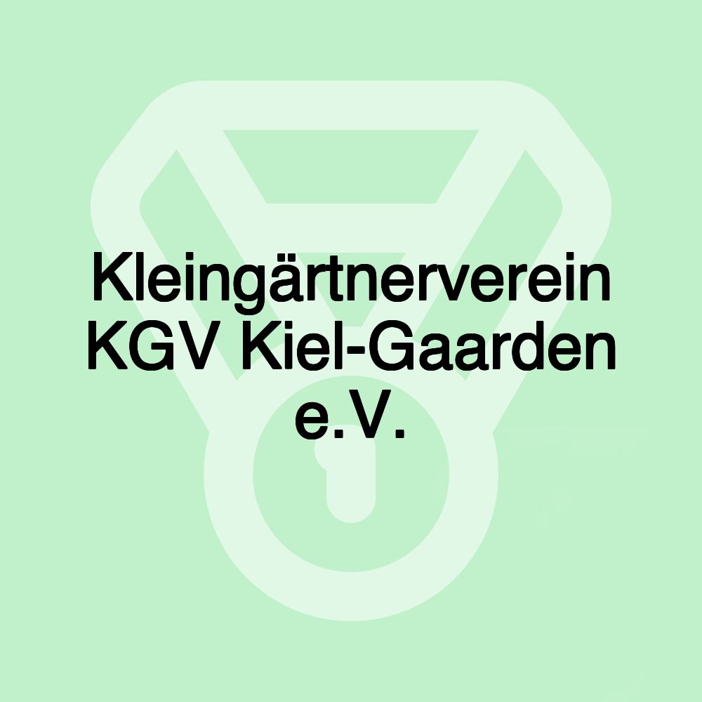 Kleingärtnerverein KGV Kiel-Gaarden e.V.