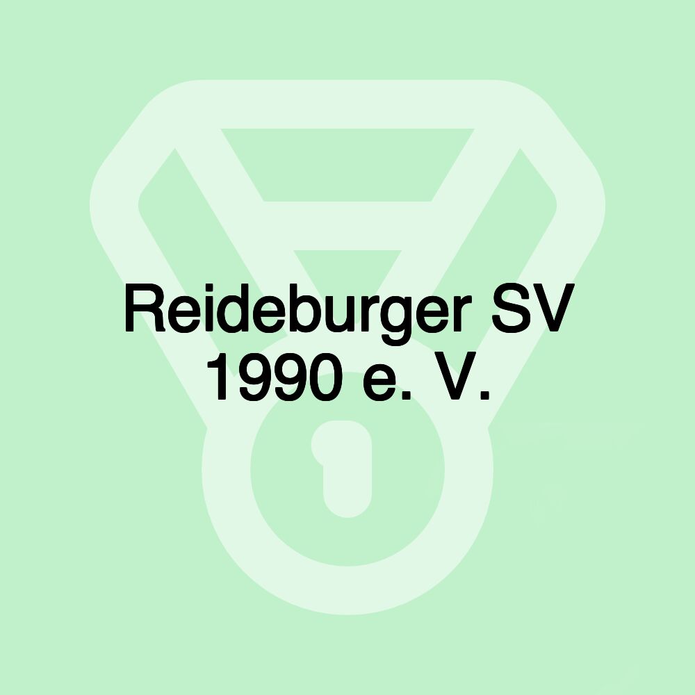 Reideburger SV 1990 e. V. Reideburger SV 1990 e. V.