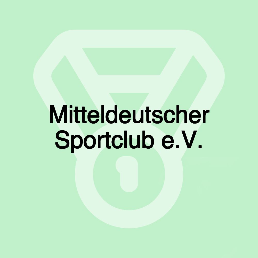 Mitteldeutscher Sportclub e.V. Mitteldeutscher Sportclub e.V.