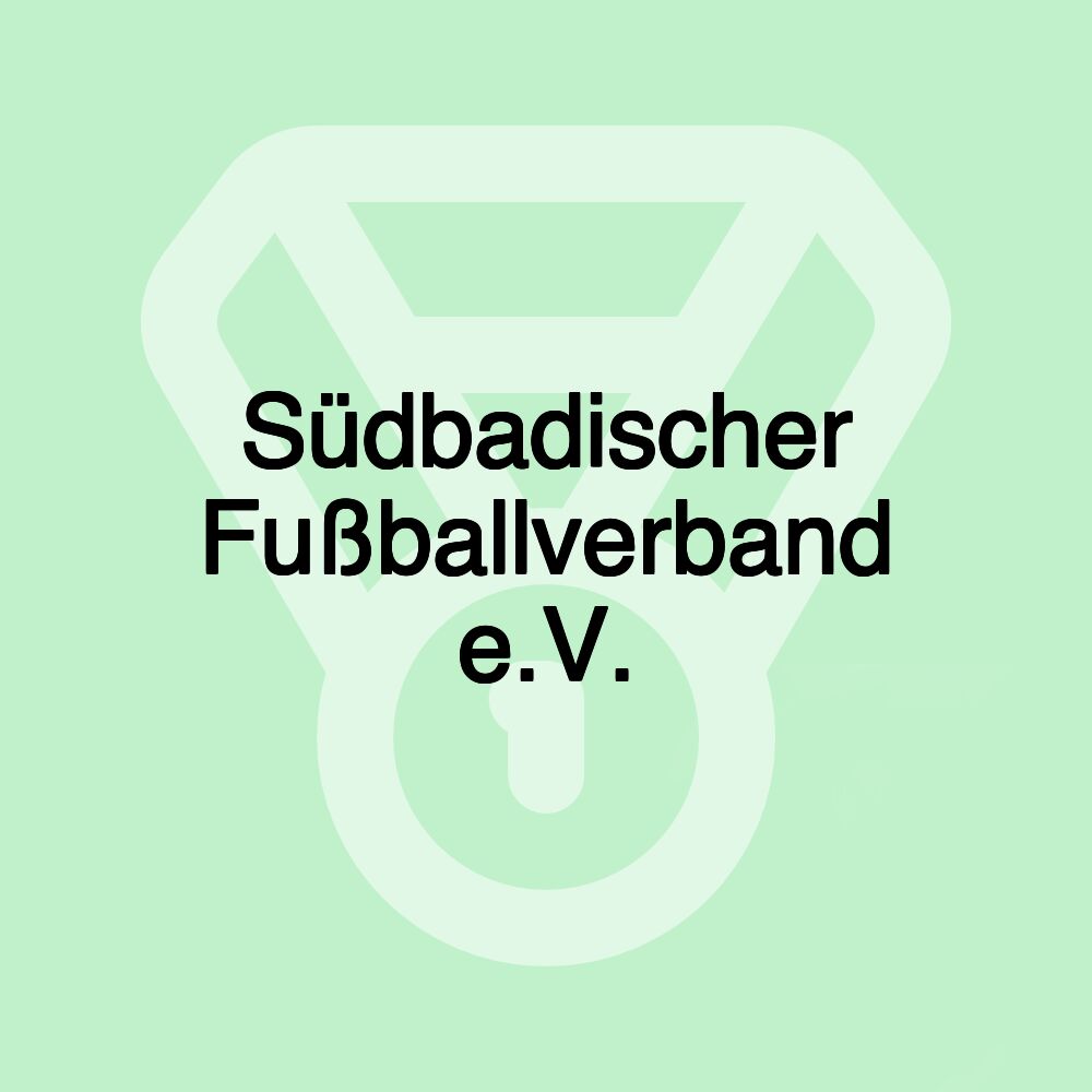 Südbadischer Fußballverband e.V.