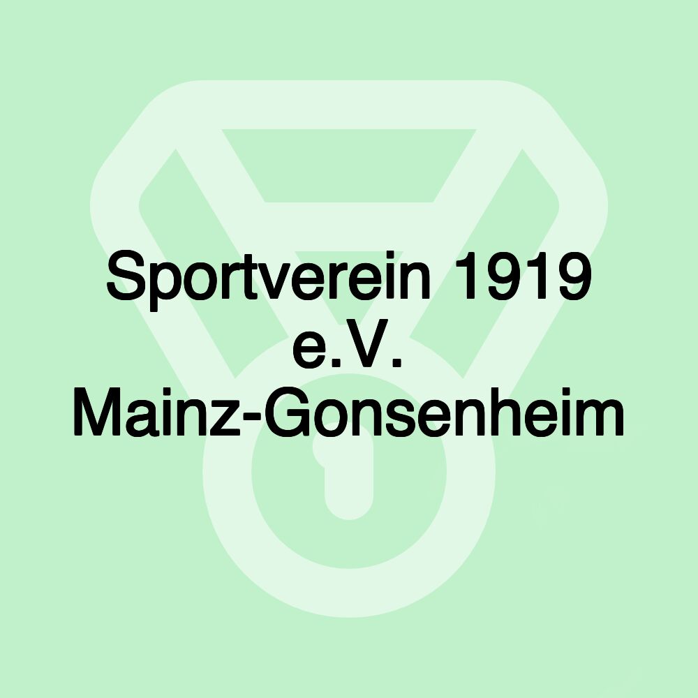 Sportverein 1919 e.V. Mainz-Gonsenheim Sportverein 1919 e.V. Mainz-Gonsenheim