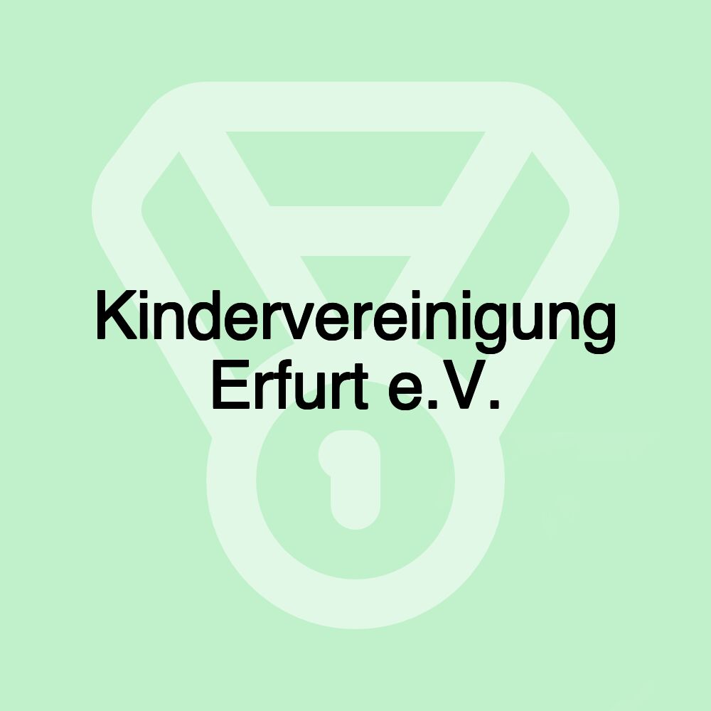 Kindervereinigung Erfurt e.V.