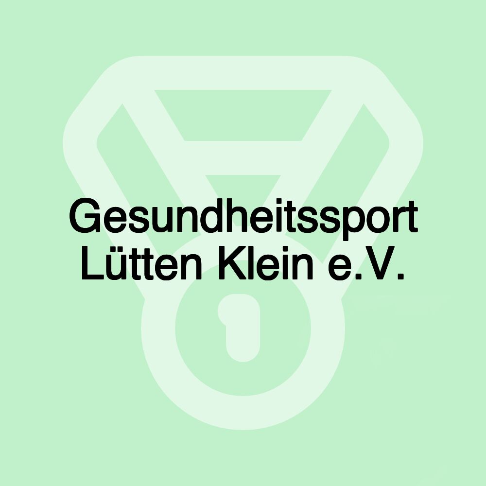 Gesundheitssport Lütten Klein e.V. Gesundheitssport Lütten Klein e.V.